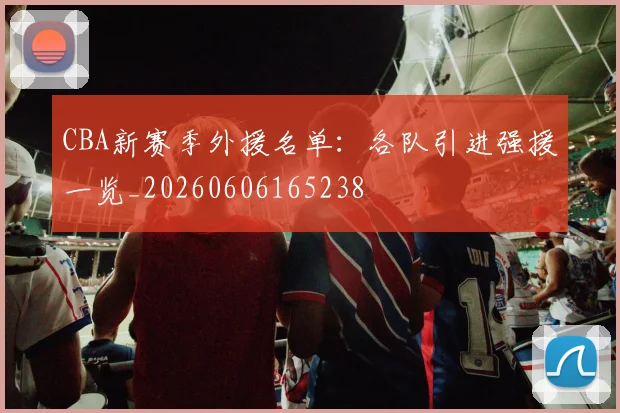 CBA新赛季外援名单:各队引进强援一览_20260606165238